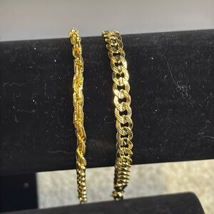 ST4 18k Gold Over 925 Sterling Silver Bracelet